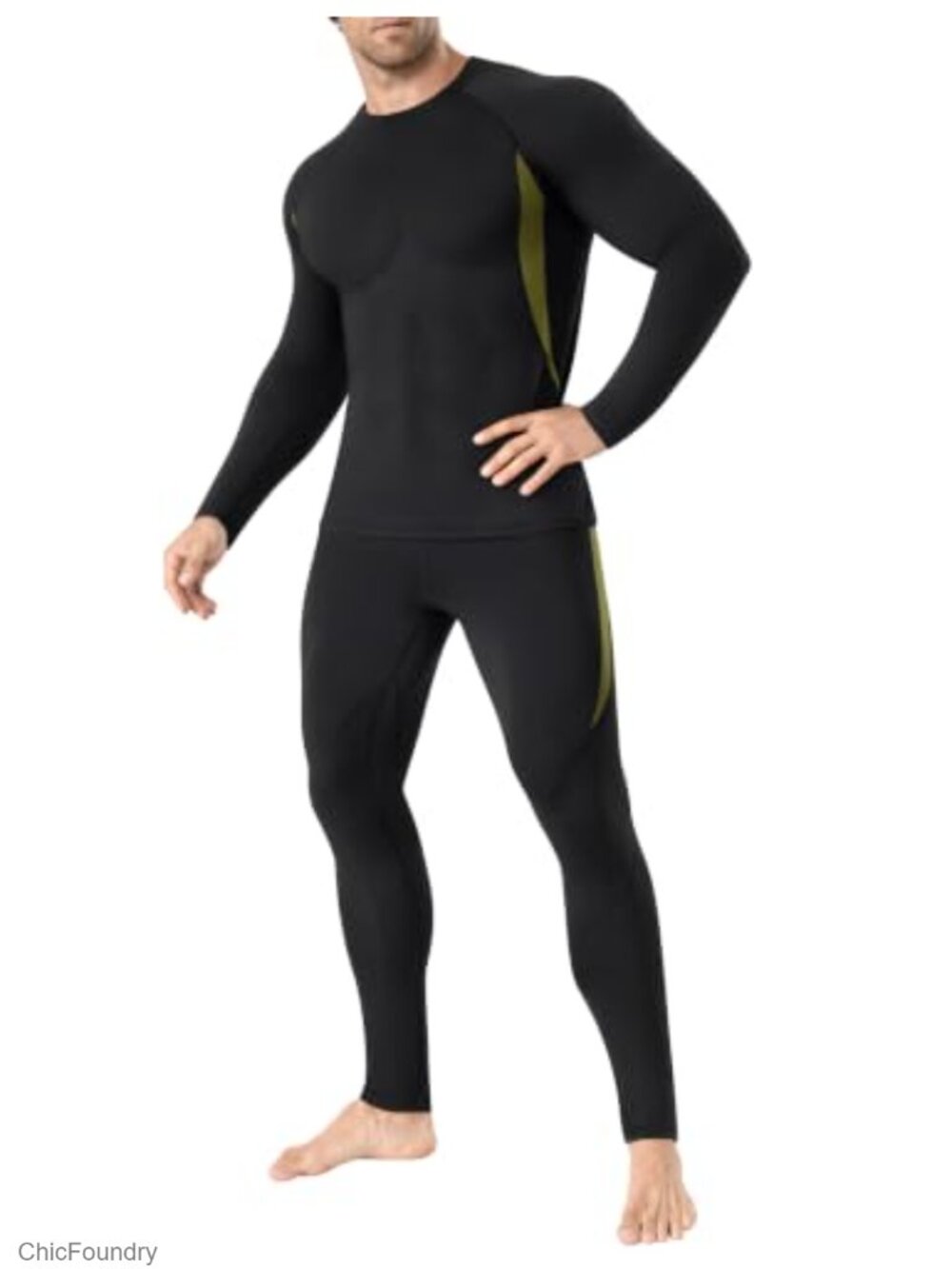 Men's Thermal Underwear Long Johns Base Layer Set Moisture Wicking